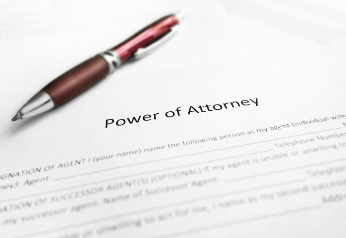 Power of Attorney legal document