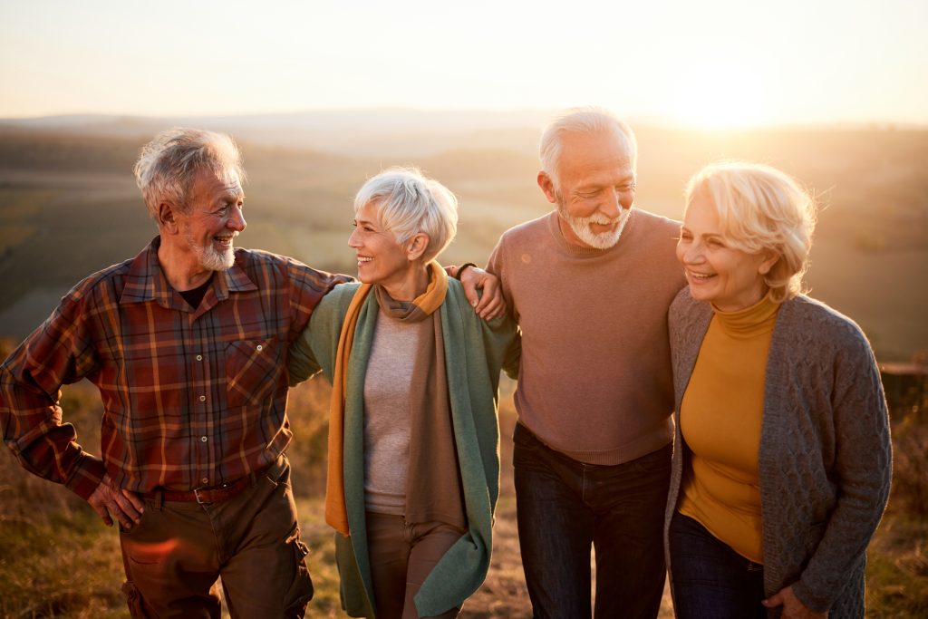 happy seniors in retirement