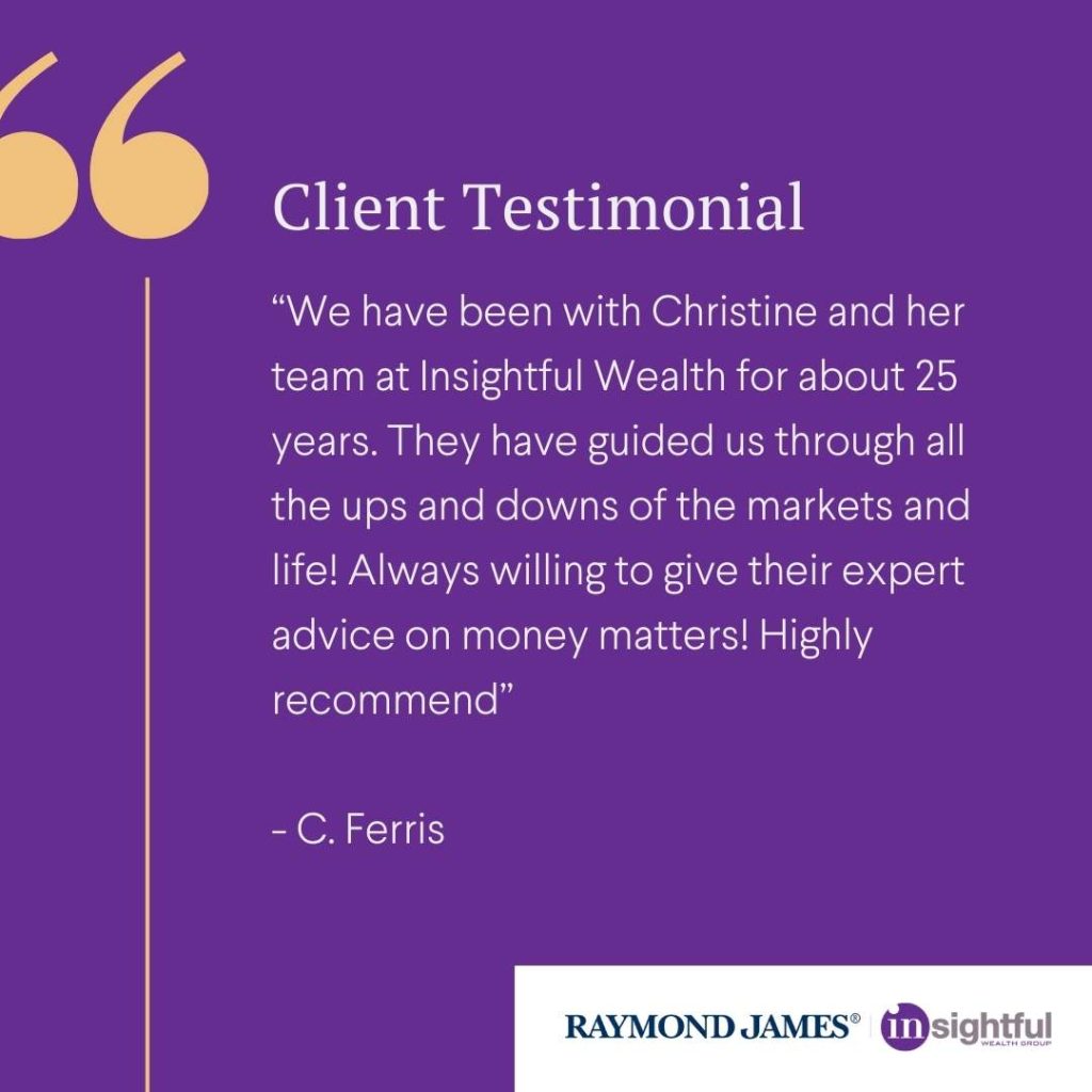 Client testimonial for Insightful Wealth